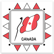 Canada 3x3 sticker