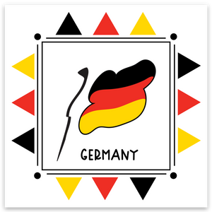 Germany 3x3 sticker