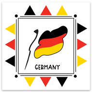 Germany 3x3 sticker