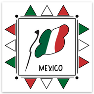 Mexico Sticker - Square