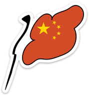 China Flag Magnet