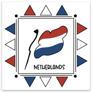 Netherlands Sticker-Square