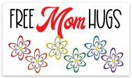 FreeMomHug 3x2 sticker