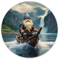 Folklore Viking Fjord Vinyl Sticker | 10 Pack