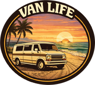 Van Life Coastal Drift Sticker