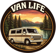 Van Life Lakeside Pines Sticker