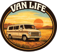 Van Life Prairie Sunrise Sticker