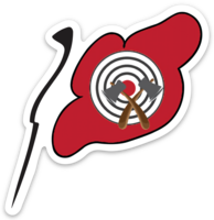 Flag AX sticker