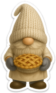 Gnome Baker sticker