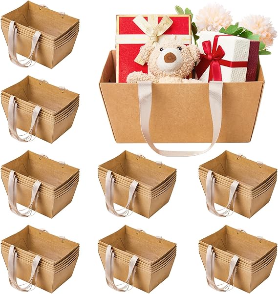Kraft Gift Basket w/Handles
