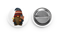 Year of Gnomes 12 pack buttons