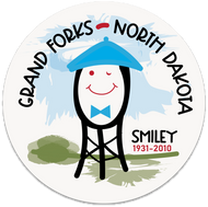 Smiley Grand Forks Magnet