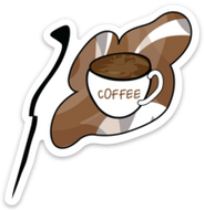 Flag COFFEE magnet