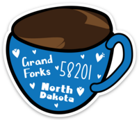 cup GF blue STICKER
