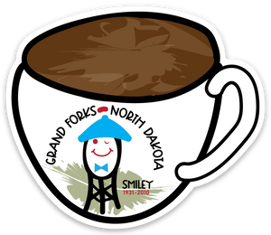 cup smiley STICKER