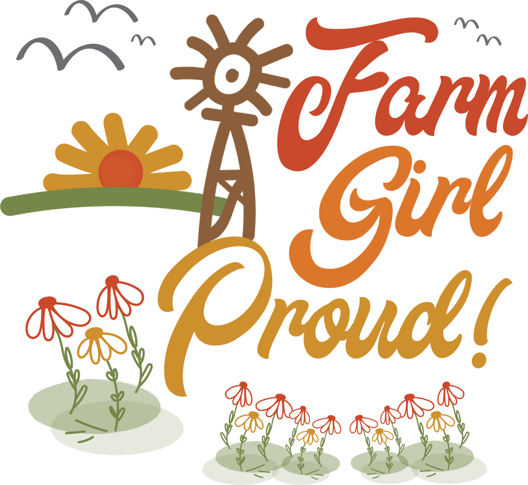 Swedish dishcloth FARM GIRL