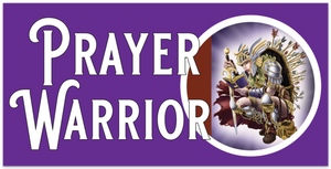 Prayer Warrior Bumper Sticker