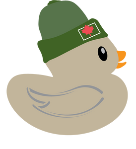 Bob McKenzie Beanie Duck sticker