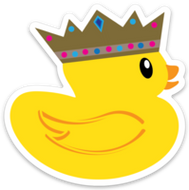 Ducky in Crown Magnet