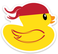 Ducky in Red Bandana