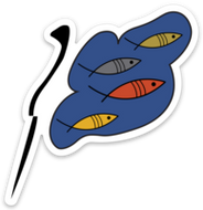 Flag FISH sticker