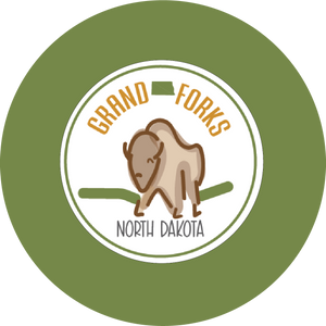 ND Buffalo Car Coaster