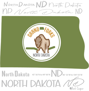 GFND State Buffalo STICKER