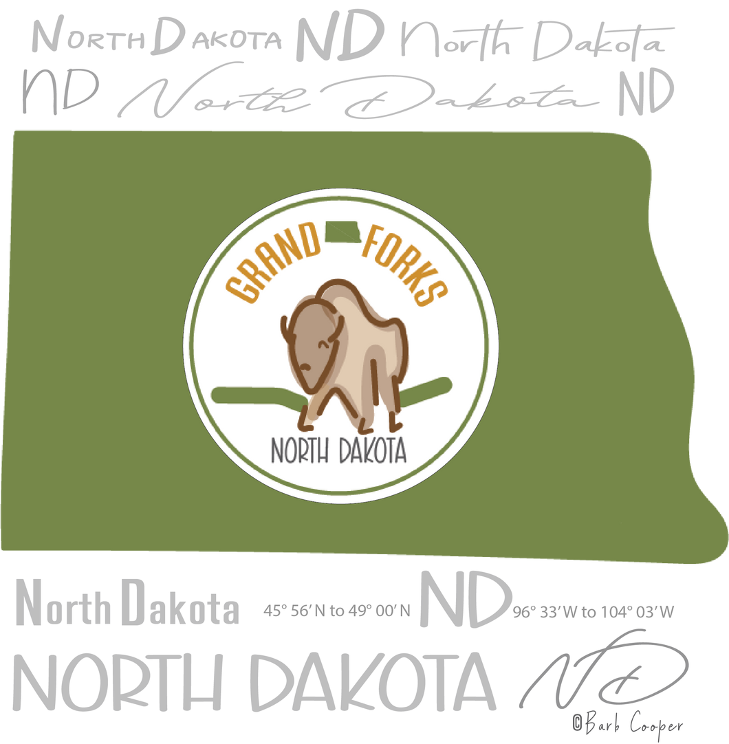 GFND State Buffalo STICKER