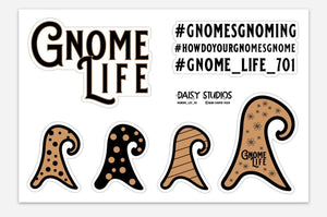 Gnome Life 4x6 Sticker Sheet
