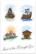 Cultural Sticker Sheet | 3 Individual Sheets