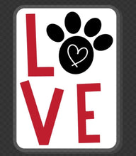 Love Paw Pin Acrylic