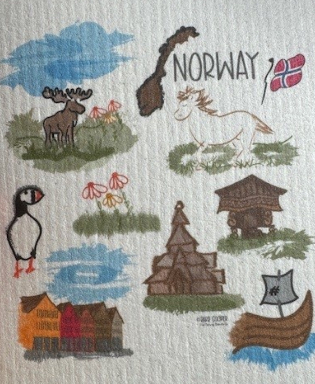 NORWAY Kitchen Hand Towel