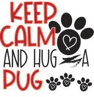 Hug a Pug | Sticker