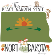 Peace Garden State MAGNET