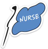 Flag NURSE B Magnet