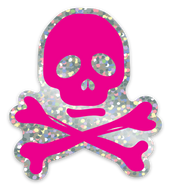 Pink Skull Glitter