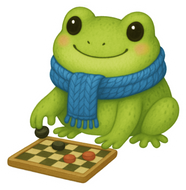 Portland Frog Checkers sticker