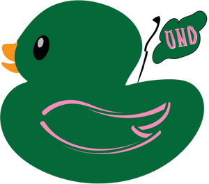Ducky Green UND pink