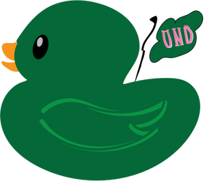 Ducky Green UND pink
