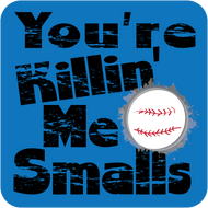 Killin Me Smalls Blue 3x3