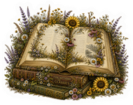 Book Wildflower MAGNET