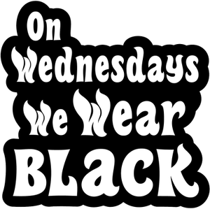 Weds Wear Black