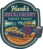 MT Hanks Huckleberry LOGO sticker