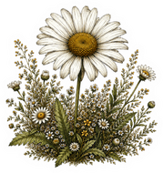 Daisy Wildflower magnet