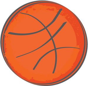 Basketball sticker