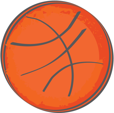 Basketball sticker