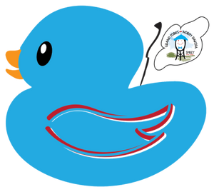 Ducky Smiley blue