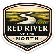 Red River North BADGE magnet