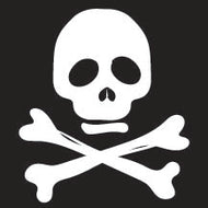 Skull White 02 diecut