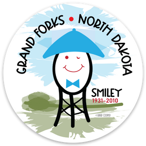 smiley Bottle Cap Magnet